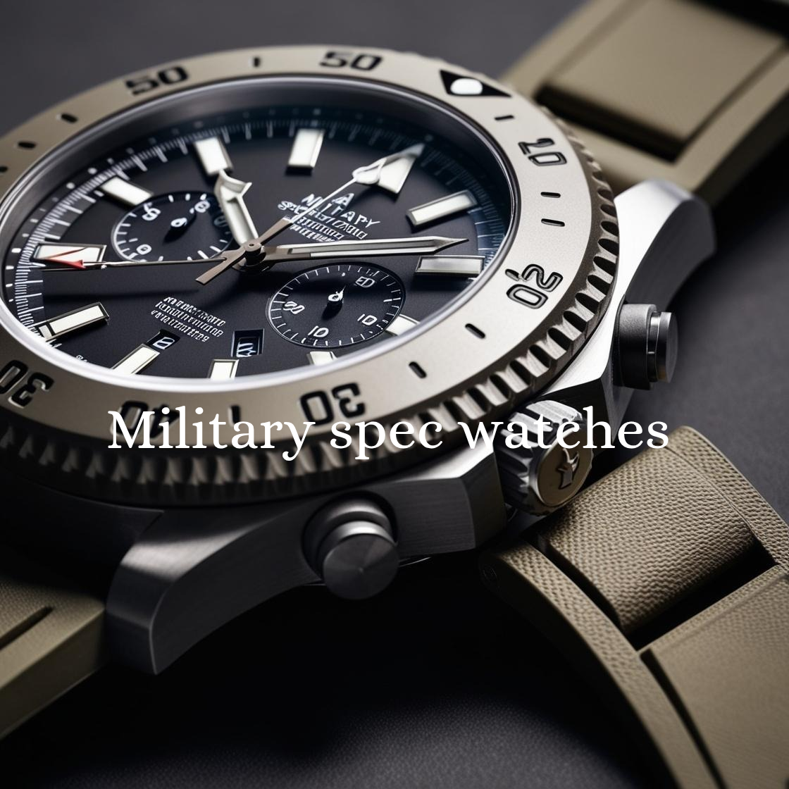 Military grade watches